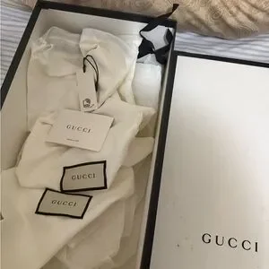 Authentic Gucci Black and Cream Logo Slides Gucci | Shoes | Authentic Gucci Black And Cream Logo Slides  main image 3